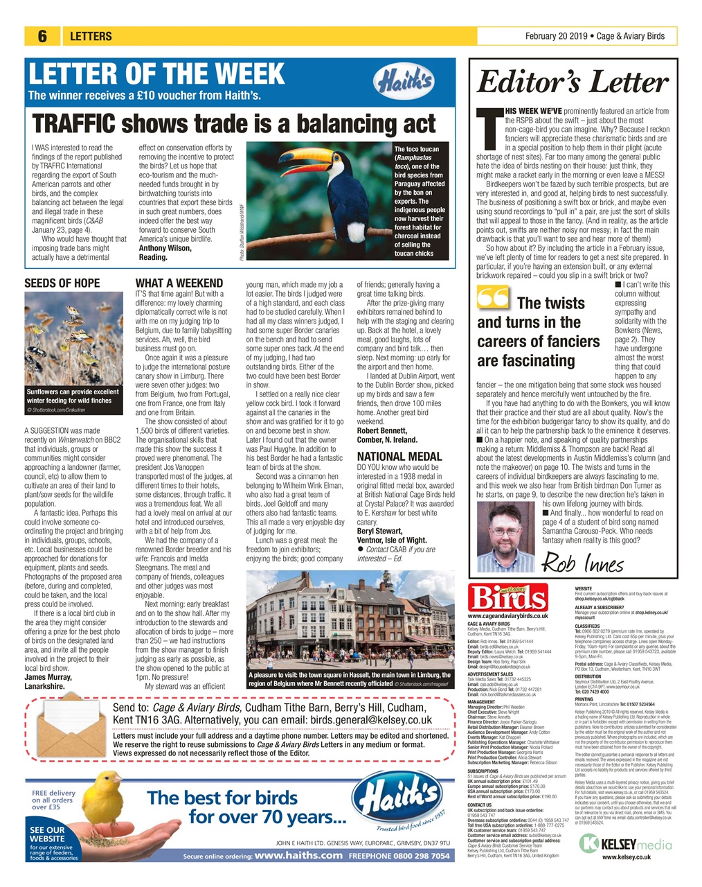 Cage & Aviary Birds Preview Pages