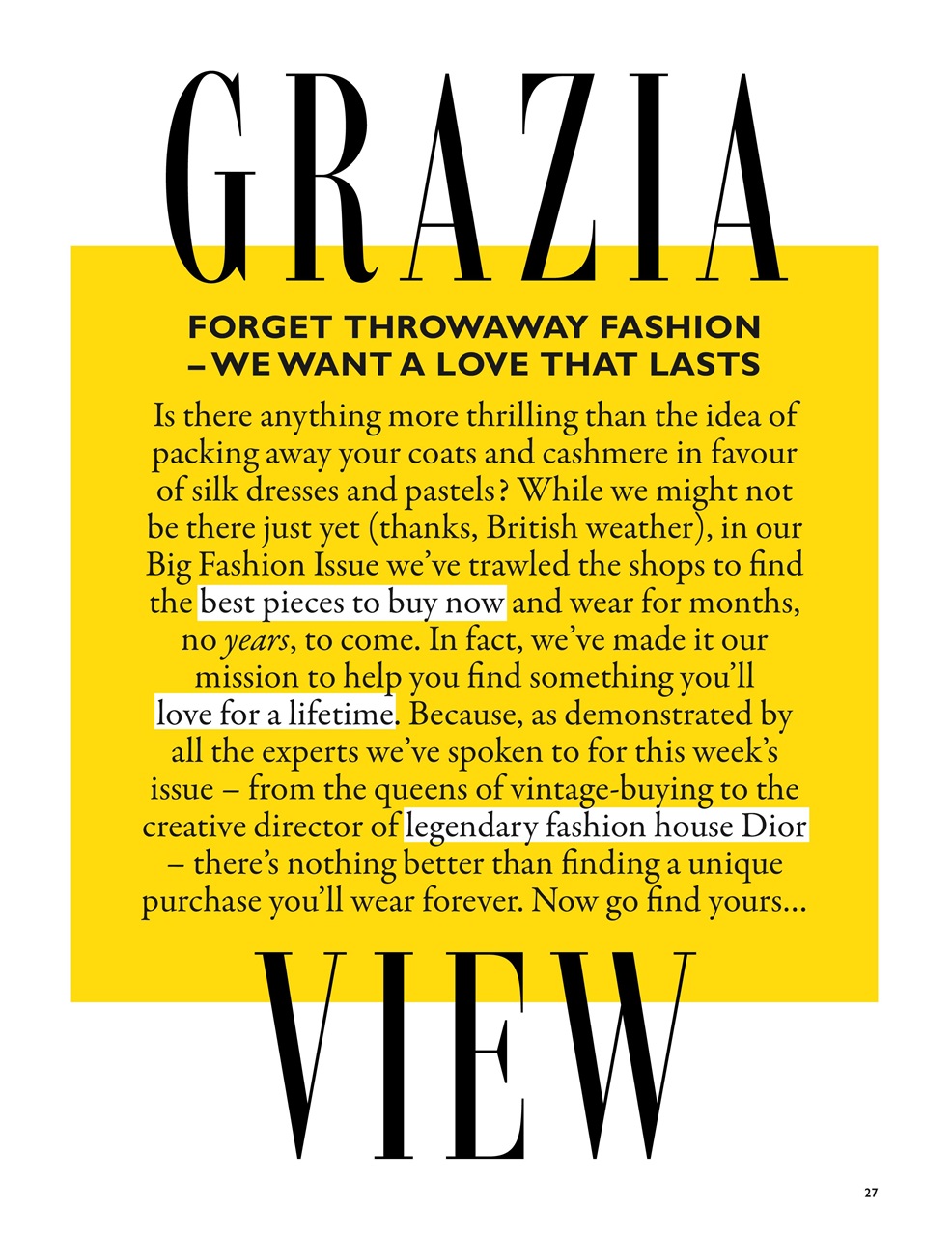 Grazia Preview Pages