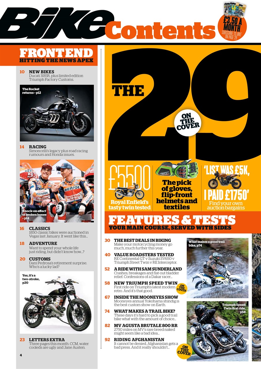 Bike Preview Pages