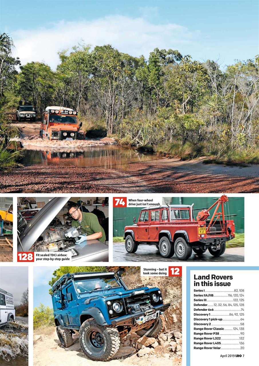 Land Rover Owner Preview Pages