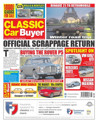 Classic Car Buyer issue 