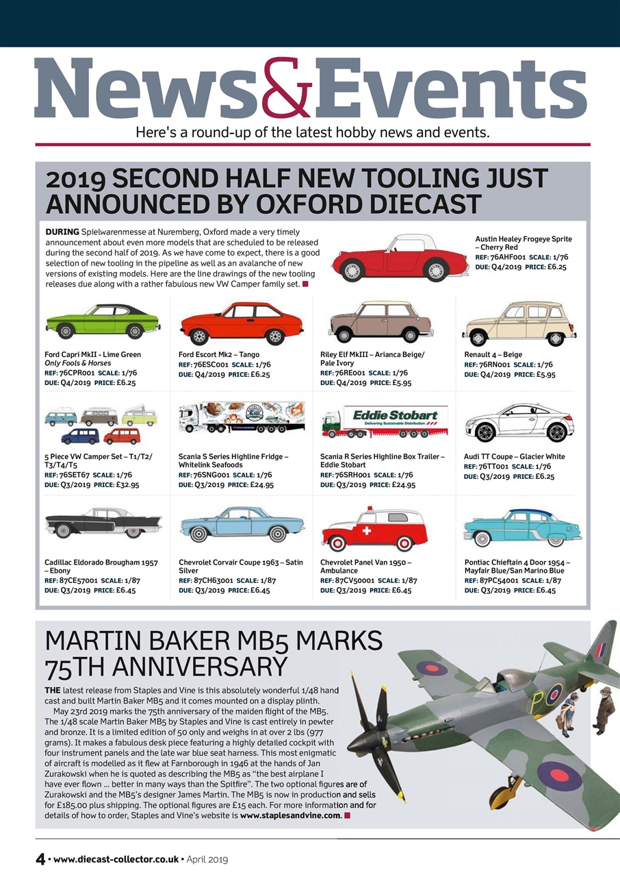 Diecast Collector Preview Pages