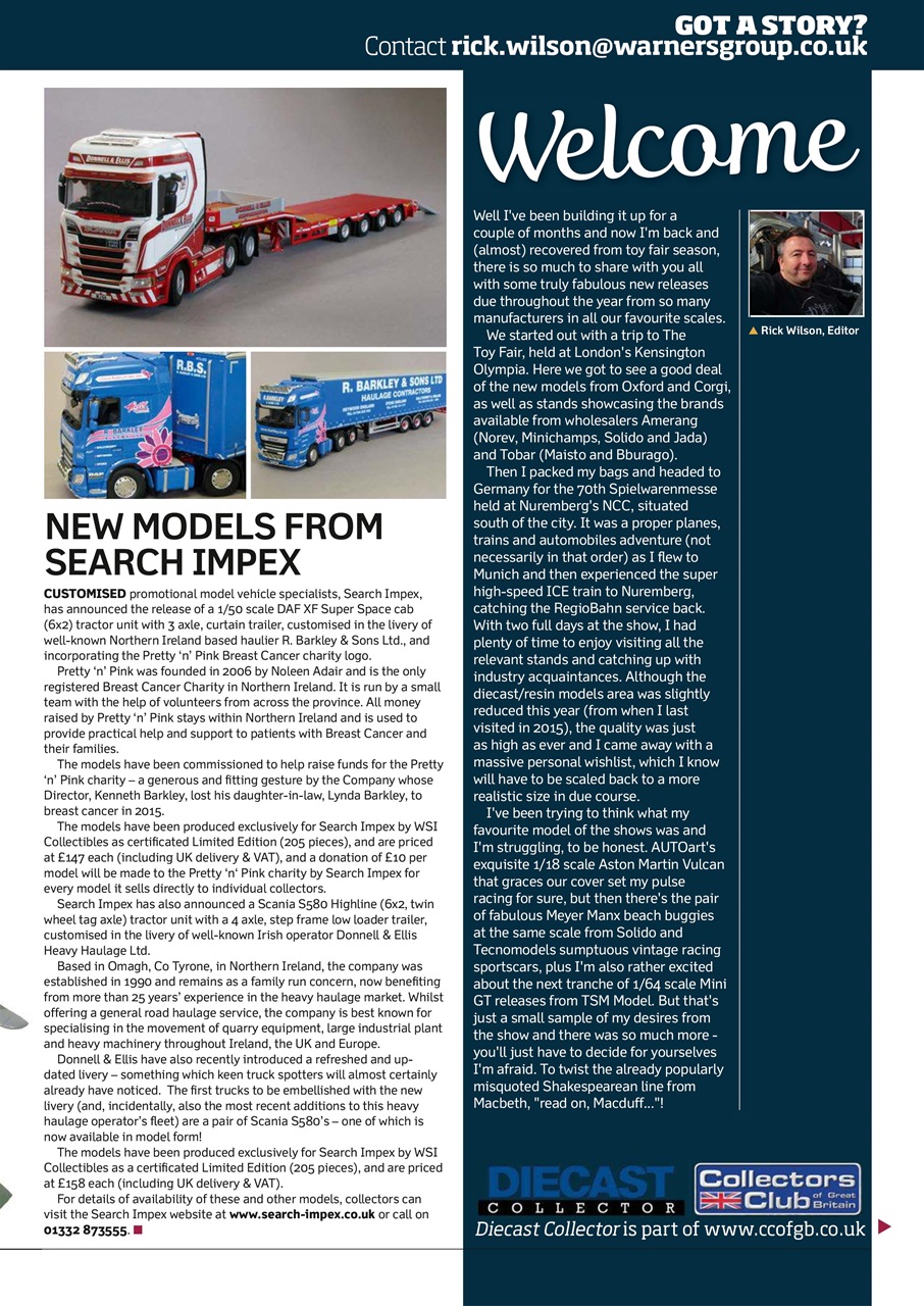 Diecast Collector Preview Pages