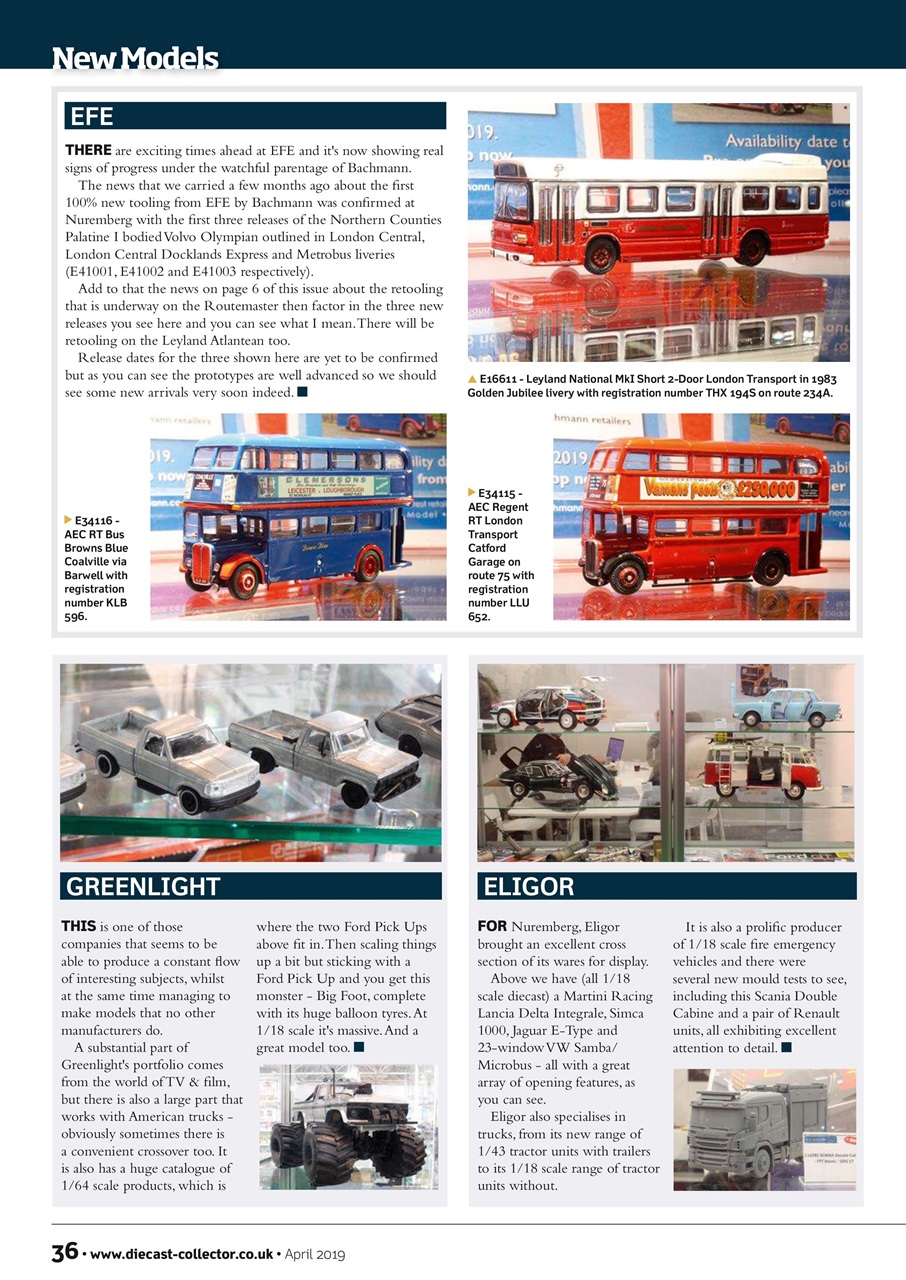 Diecast Collector Preview Pages