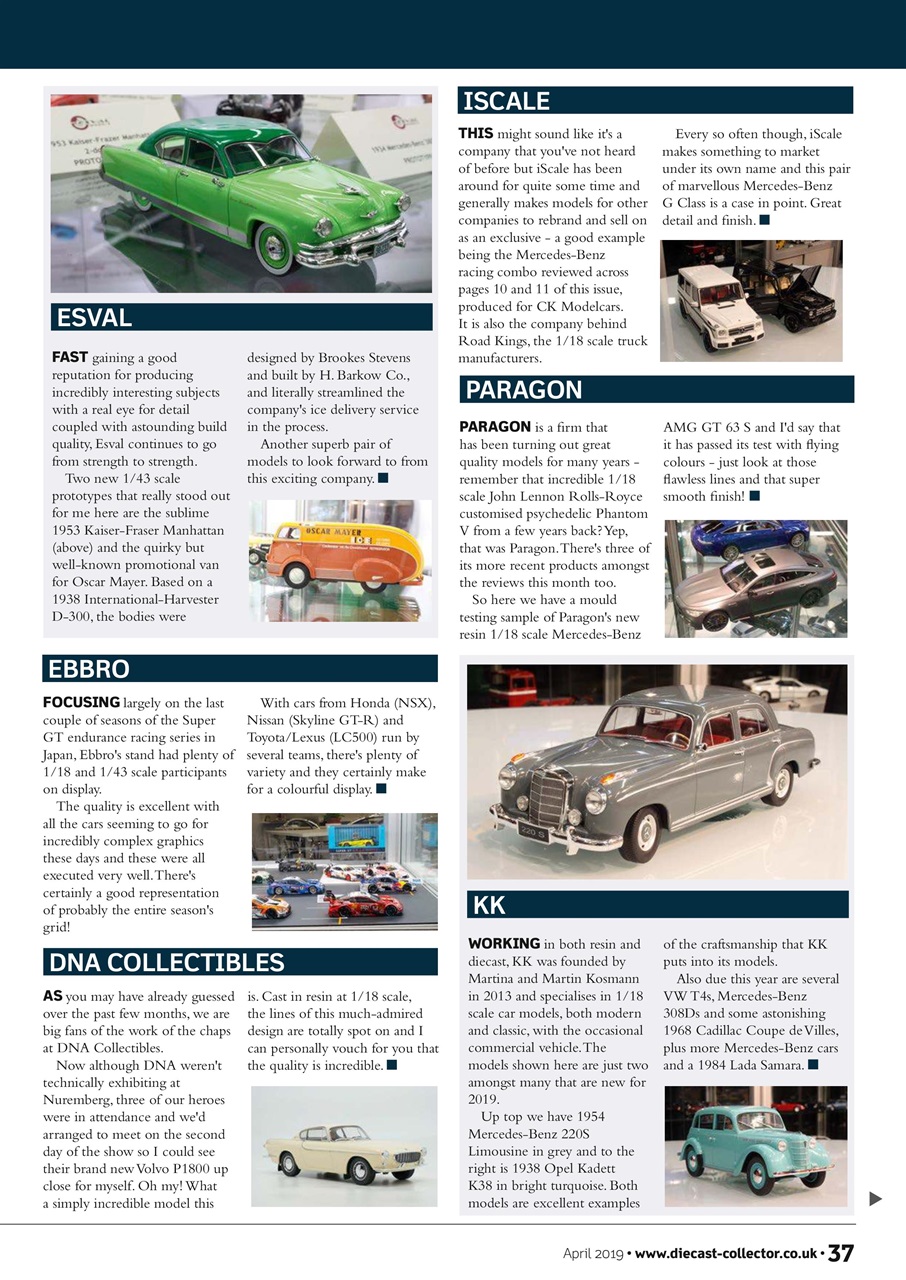 Diecast Collector Preview Pages