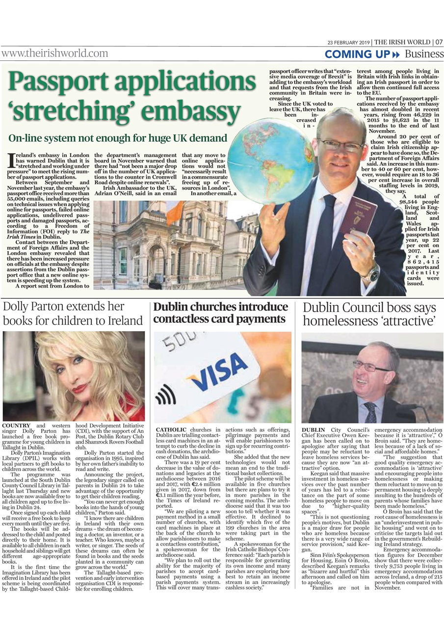 Irish World Preview Pages