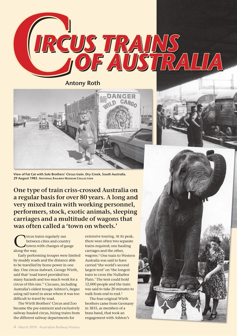 Australian Railway History Preview Pages