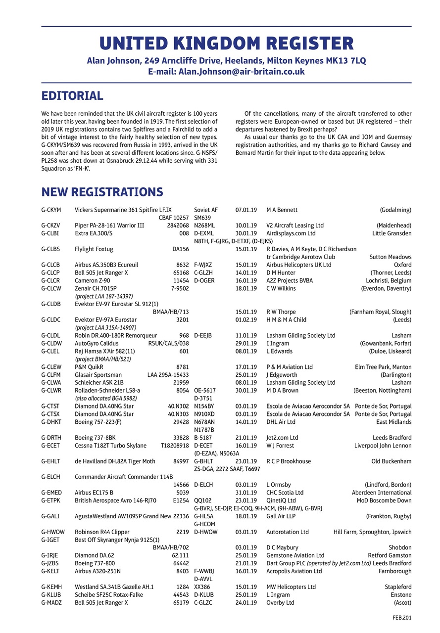 Air Britain News Preview Pages