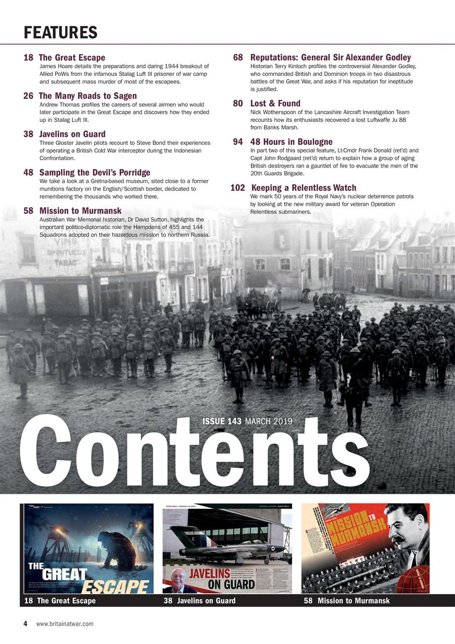 Britain at War Magazine Preview Pages
