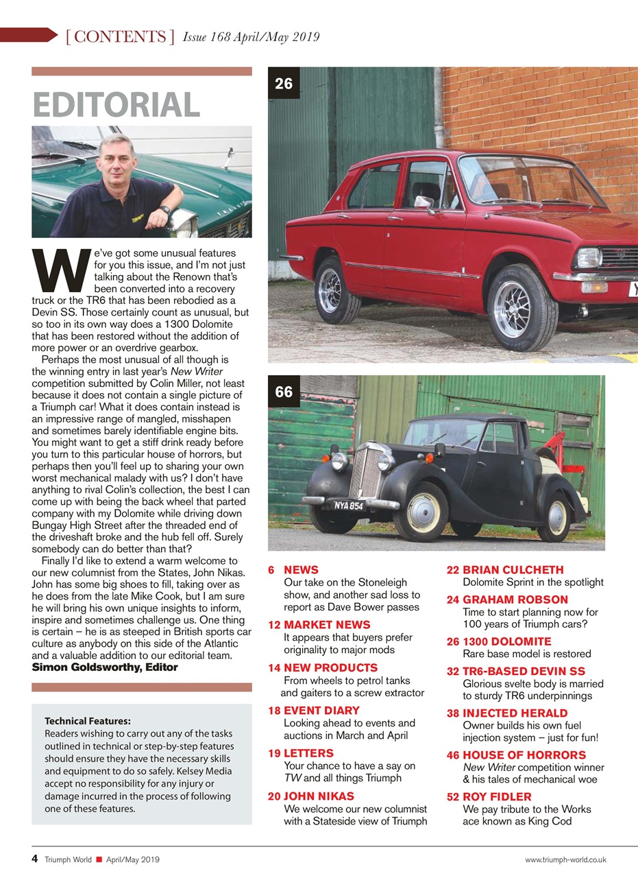 Triumph World Preview Pages