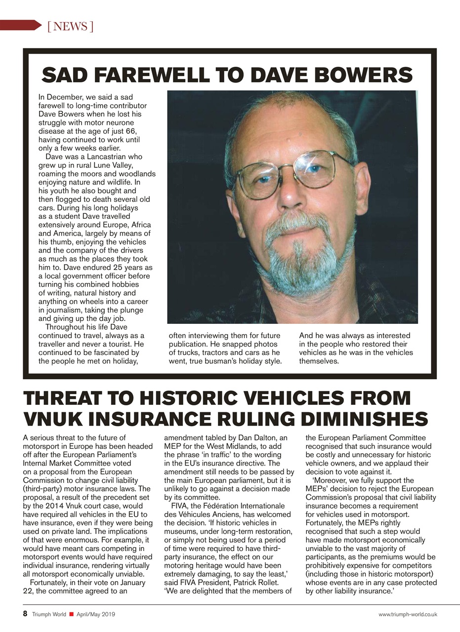 Triumph World Preview Pages