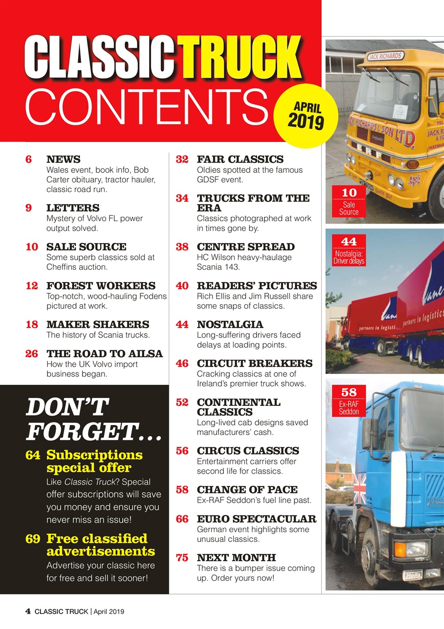 Classic Truck (OLD) Preview Pages