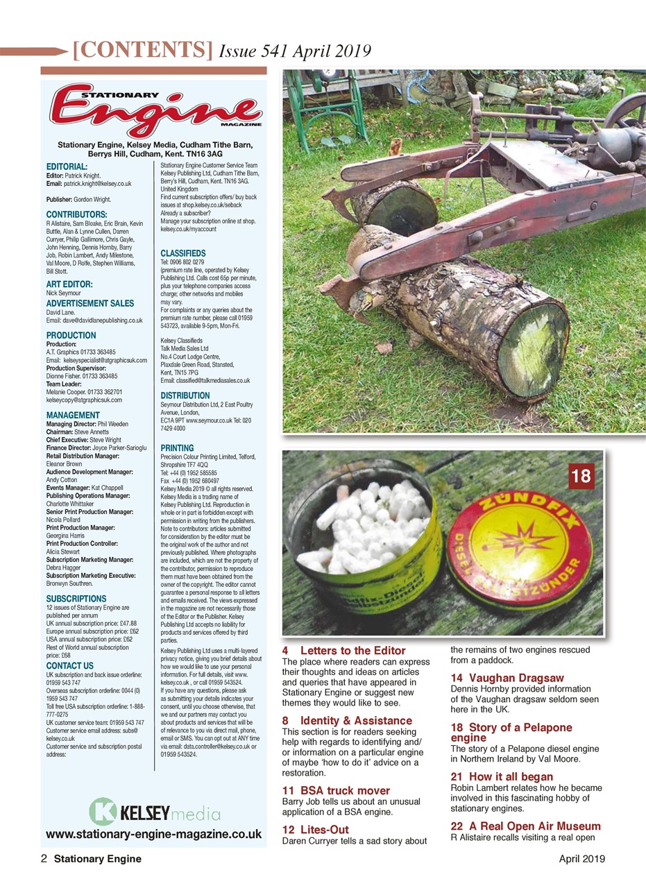 Stationary Engine Preview Pages