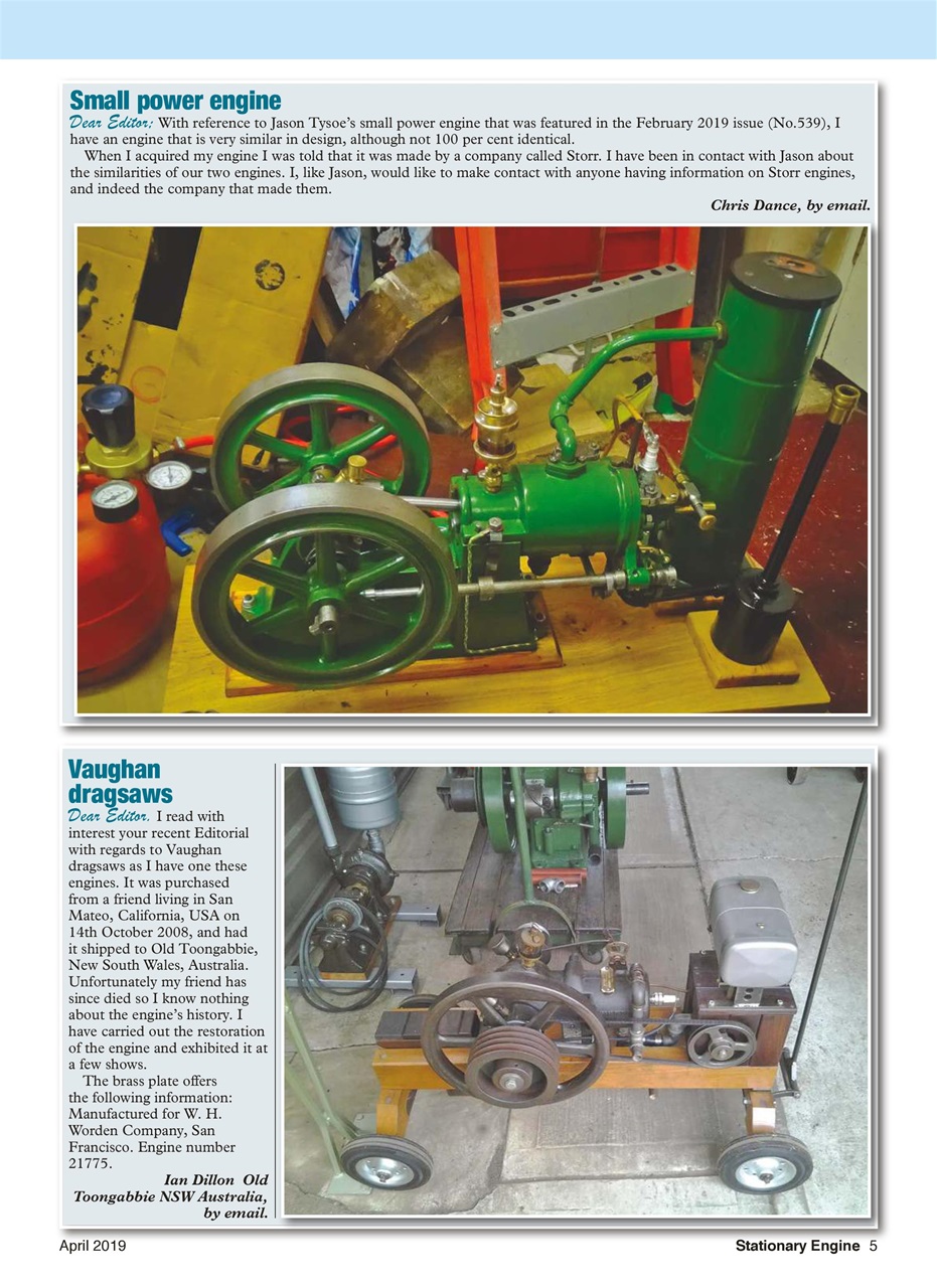 Stationary Engine Preview Pages