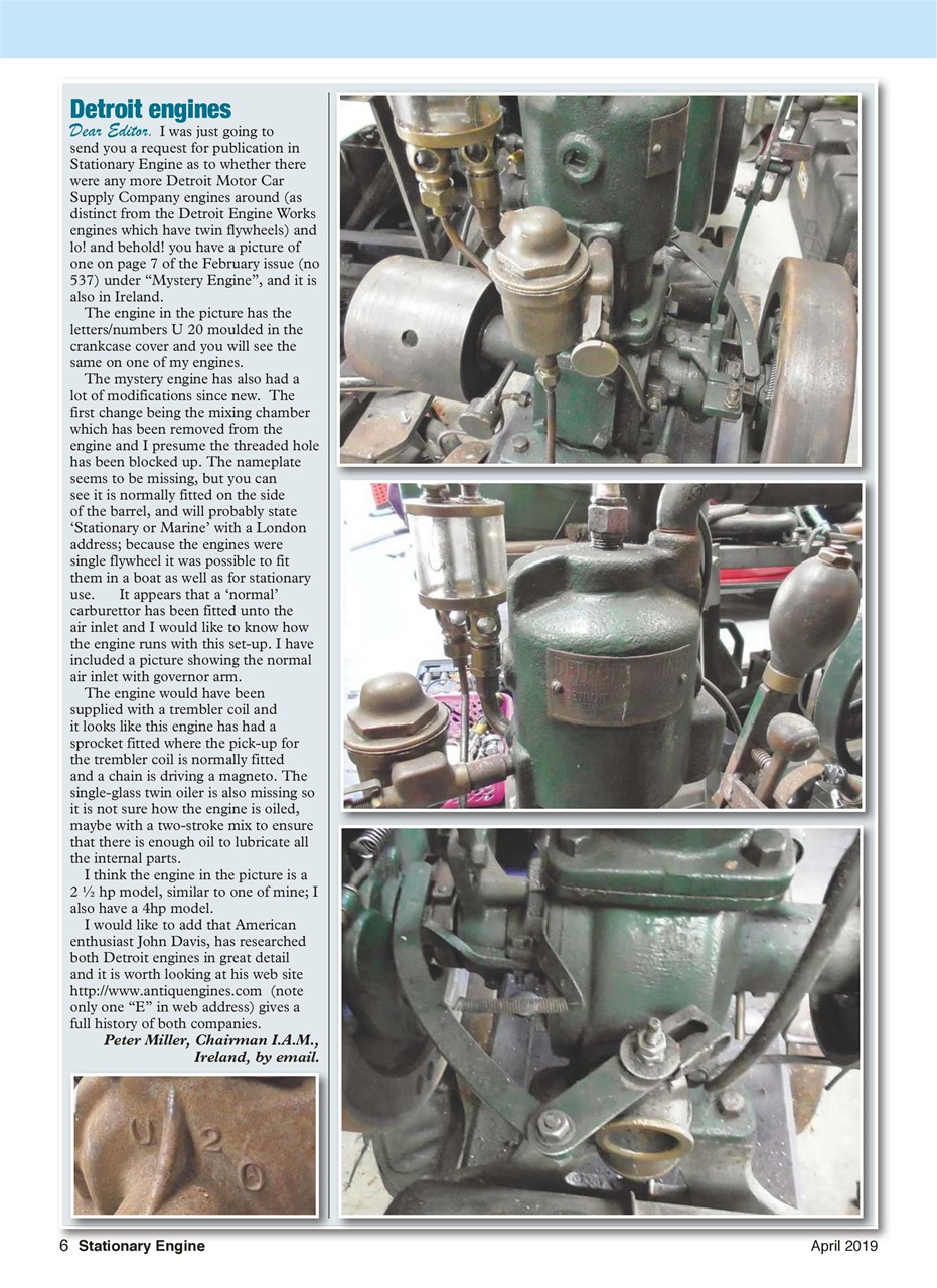 Stationary Engine Preview Pages