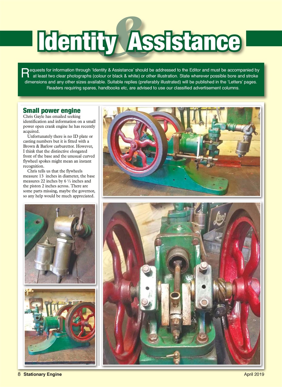 Stationary Engine Preview Pages