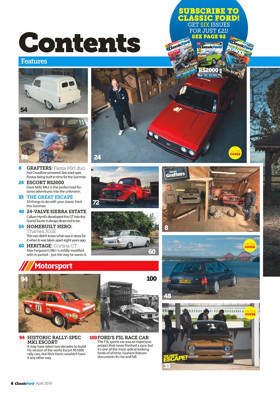 Classic Ford Preview Pages