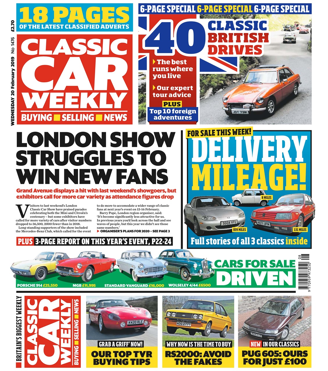 Classic Car Weekly Preview Pages