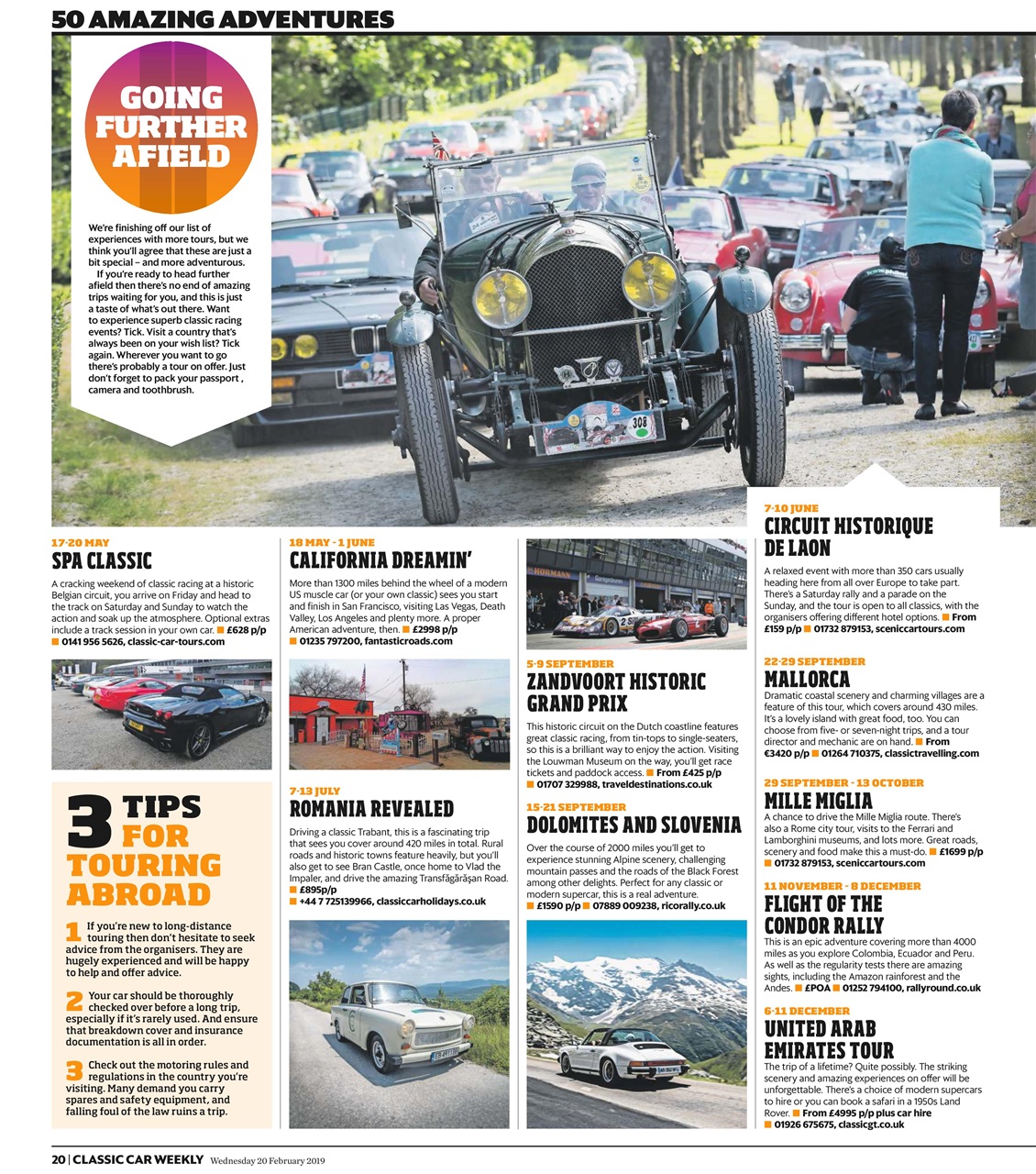 Classic Car Weekly Preview Pages
