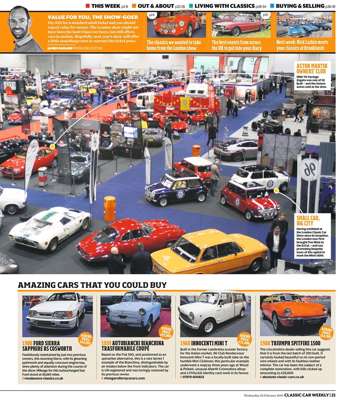 Classic Car Weekly Preview Pages