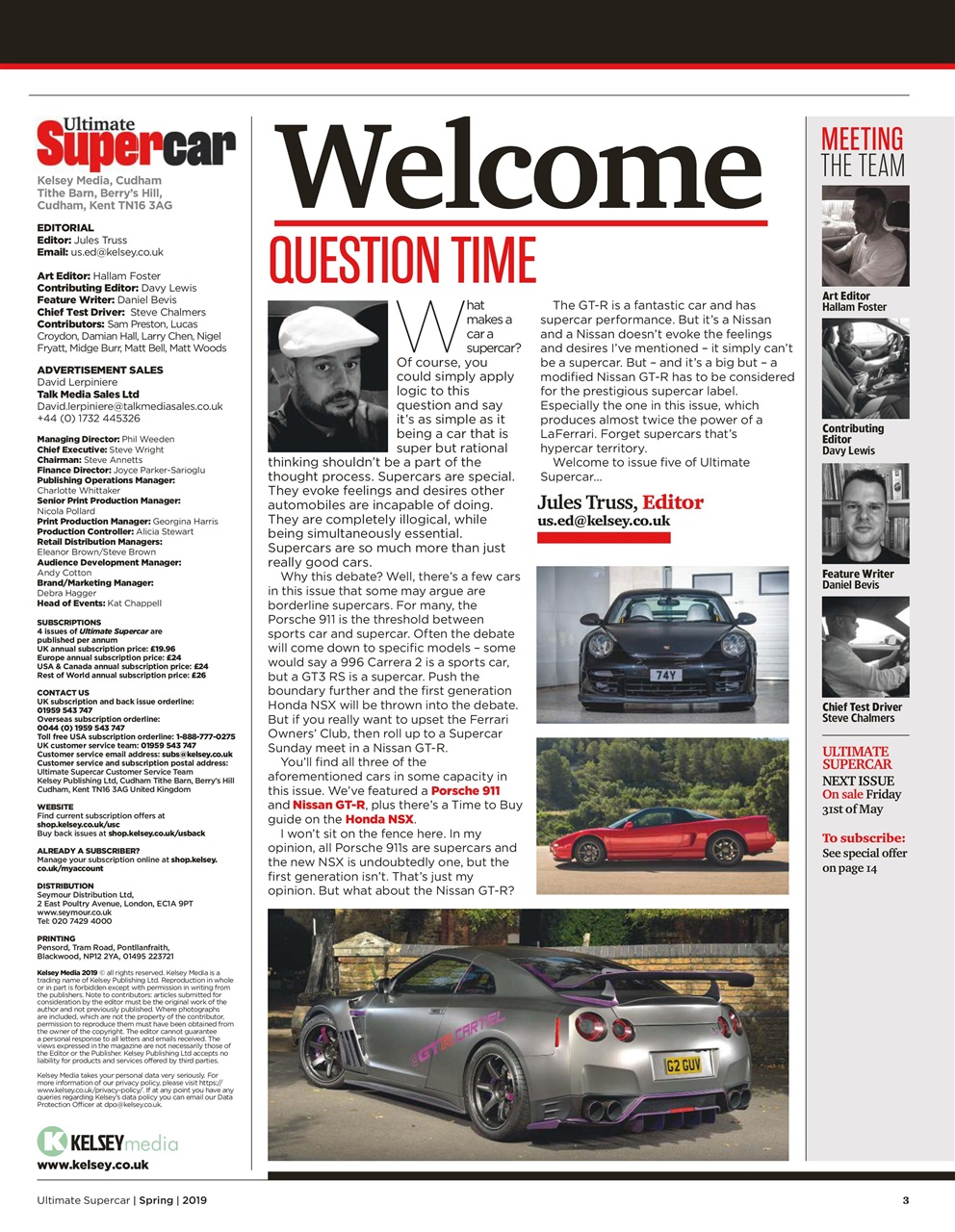 Ultimate Supercar Preview Pages