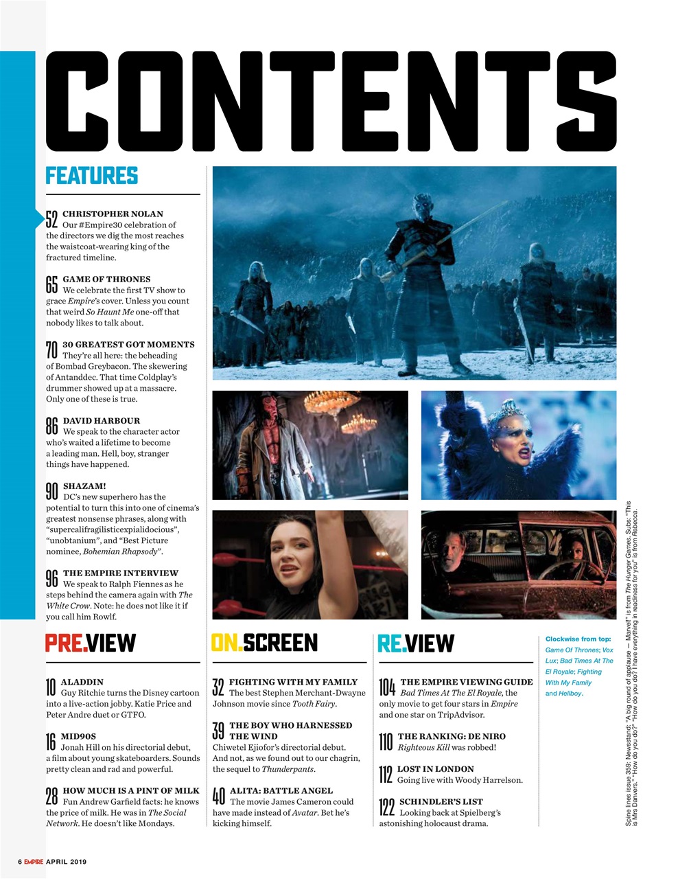 Empire Preview Pages