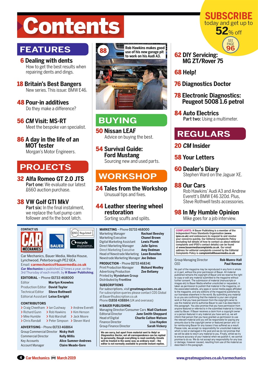 Car Mechanics Preview Pages