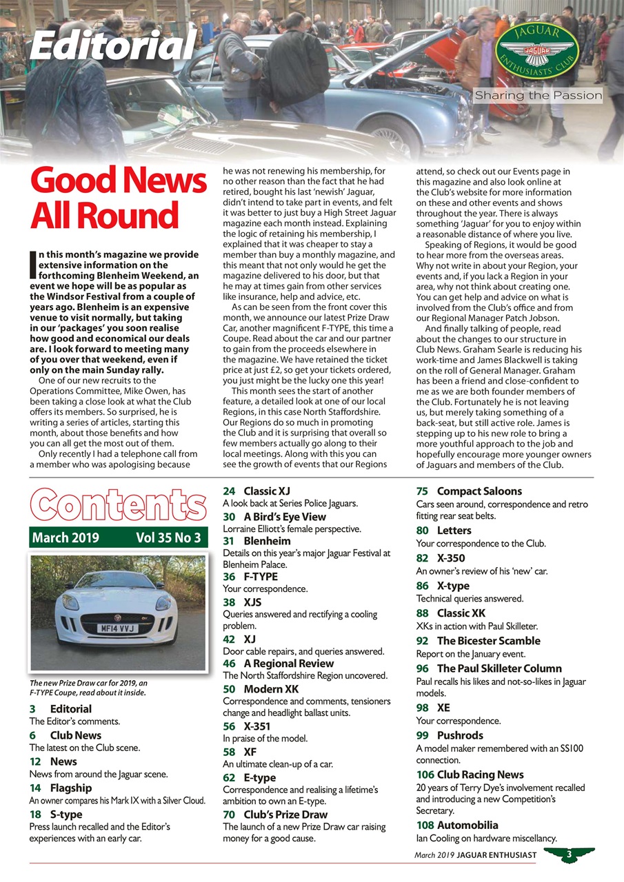 Jaguar Enthusiast Preview Pages