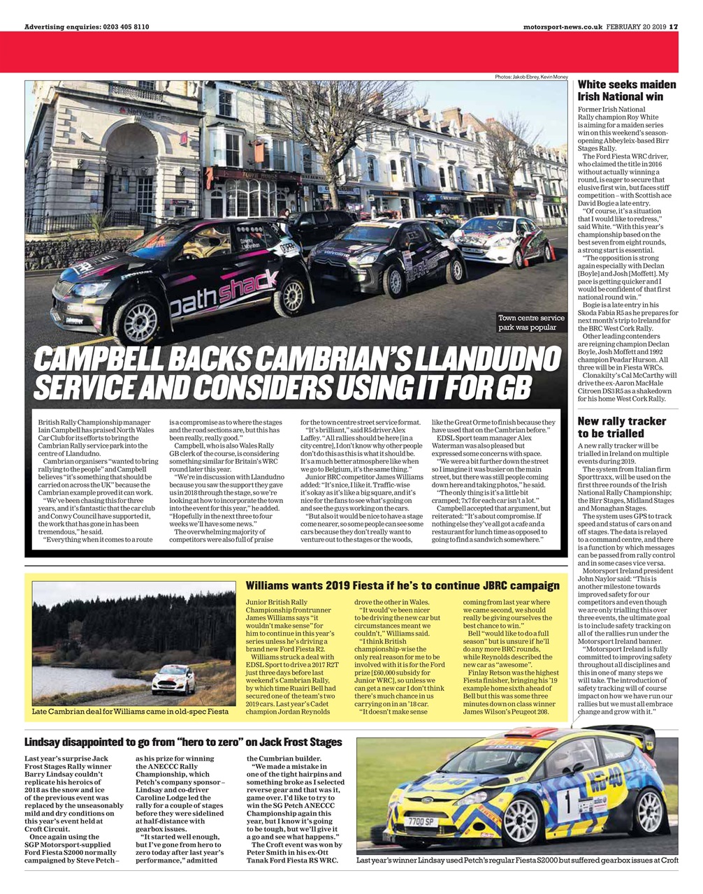 Motorsport News Preview Pages
