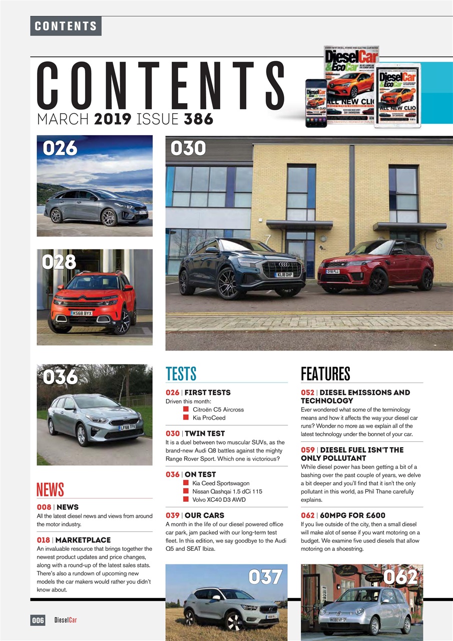 Diesel&EcoCar Magazine Preview Pages