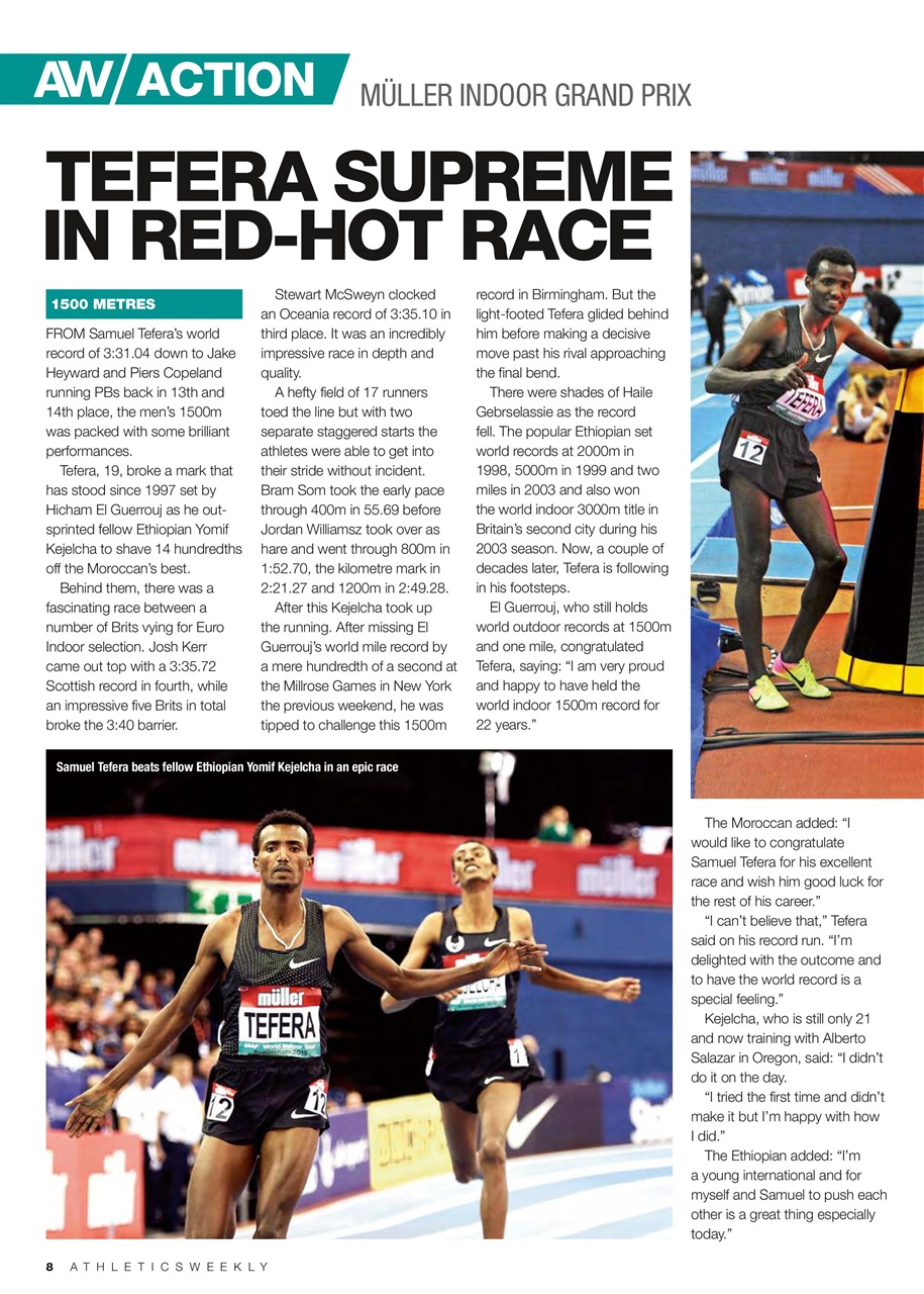 AW – Athletics Weekly Magazine Preview Pages