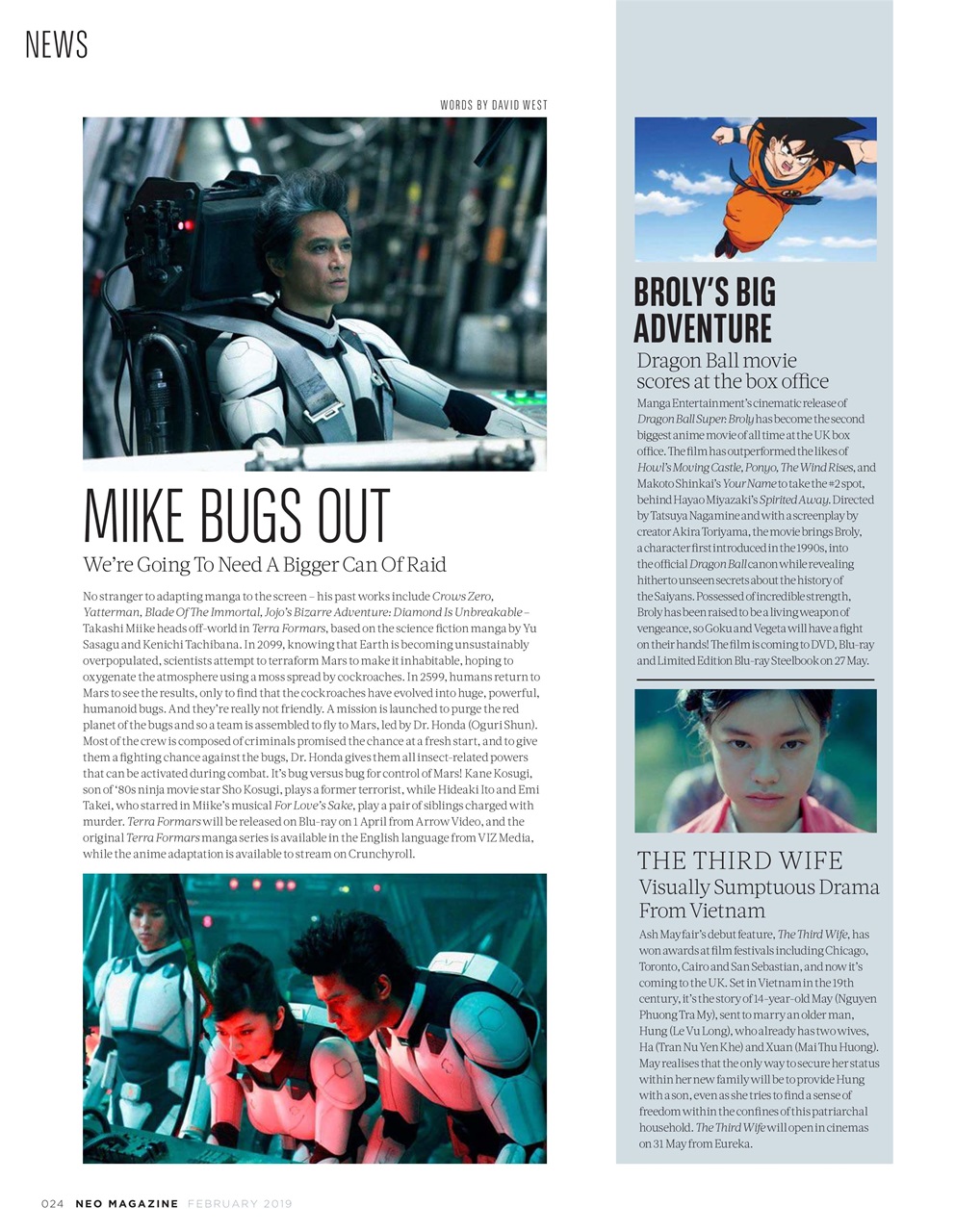 NEO Magazine Preview Pages