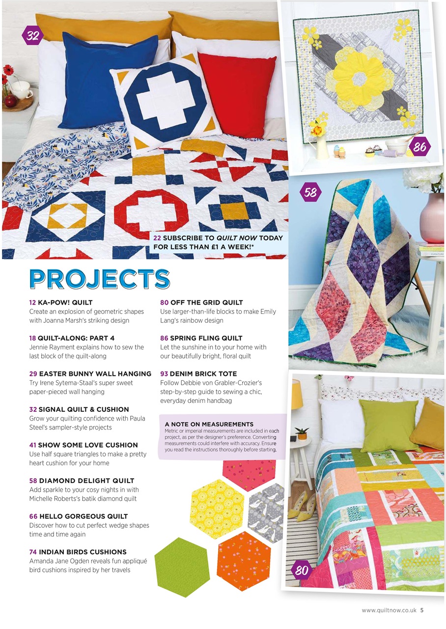 Quilt Now Preview Pages