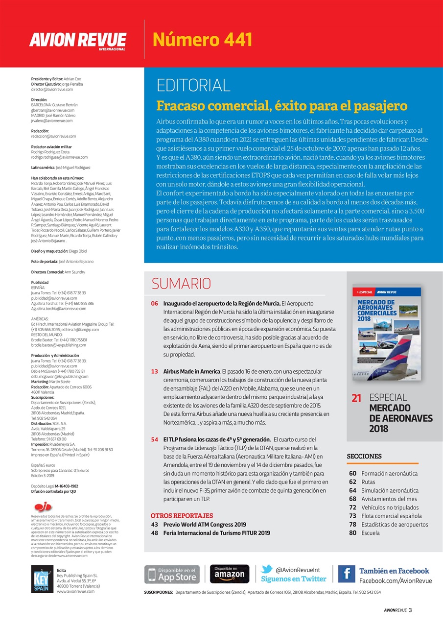Avion Revue Internacional Preview Pages