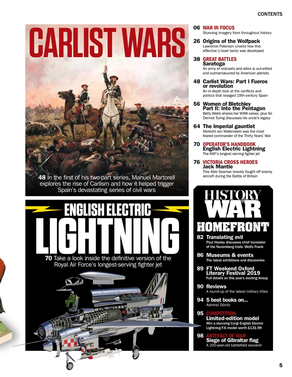 History of War Preview Pages