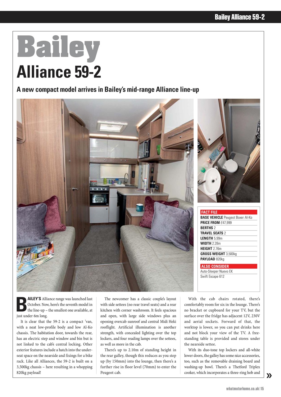 What Motorhome magazine Preview Pages