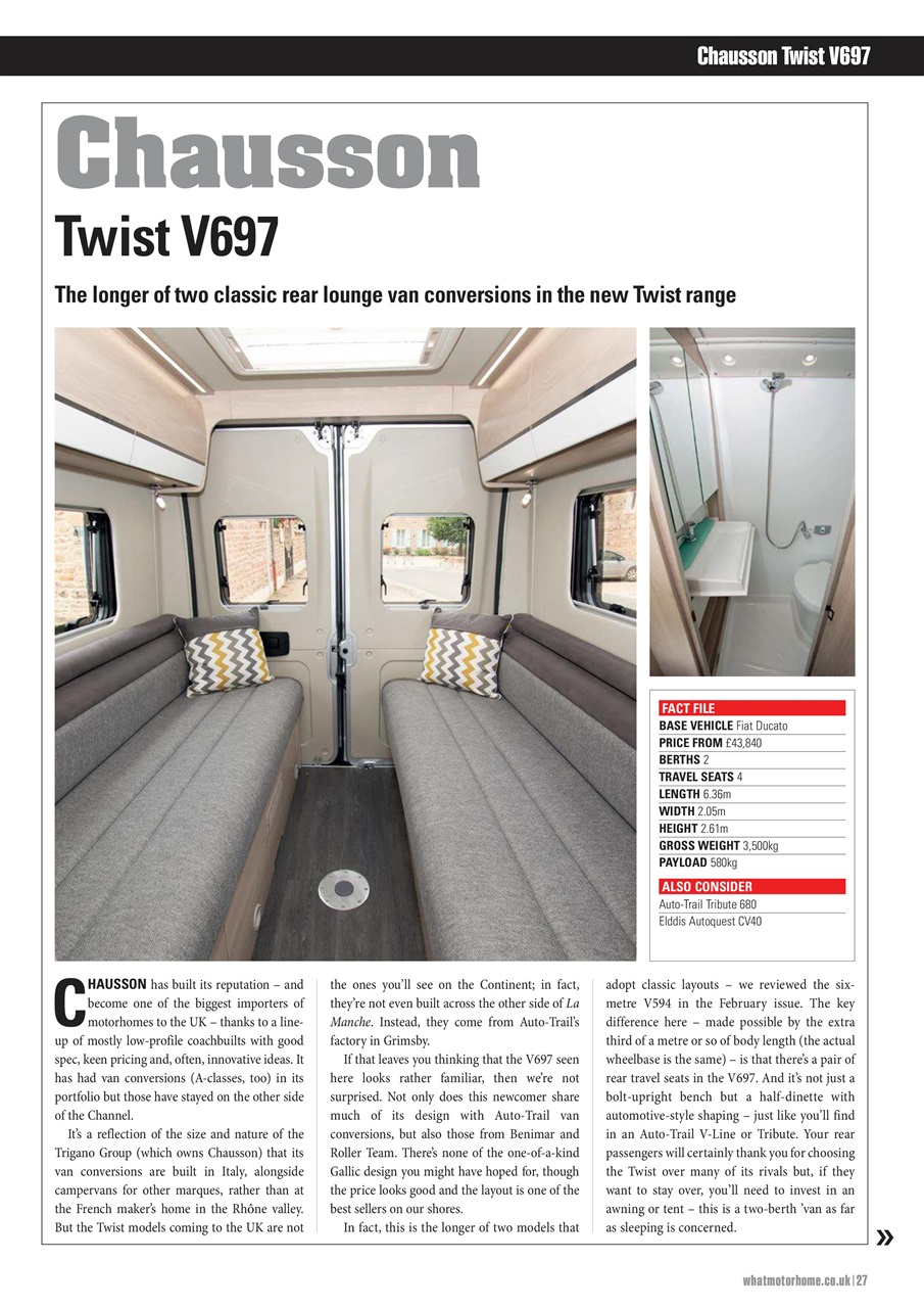 What Motorhome magazine Preview Pages