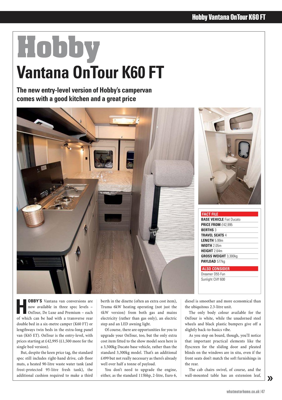 What Motorhome magazine Preview Pages