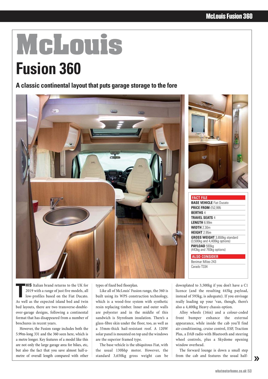 What Motorhome magazine Preview Pages
