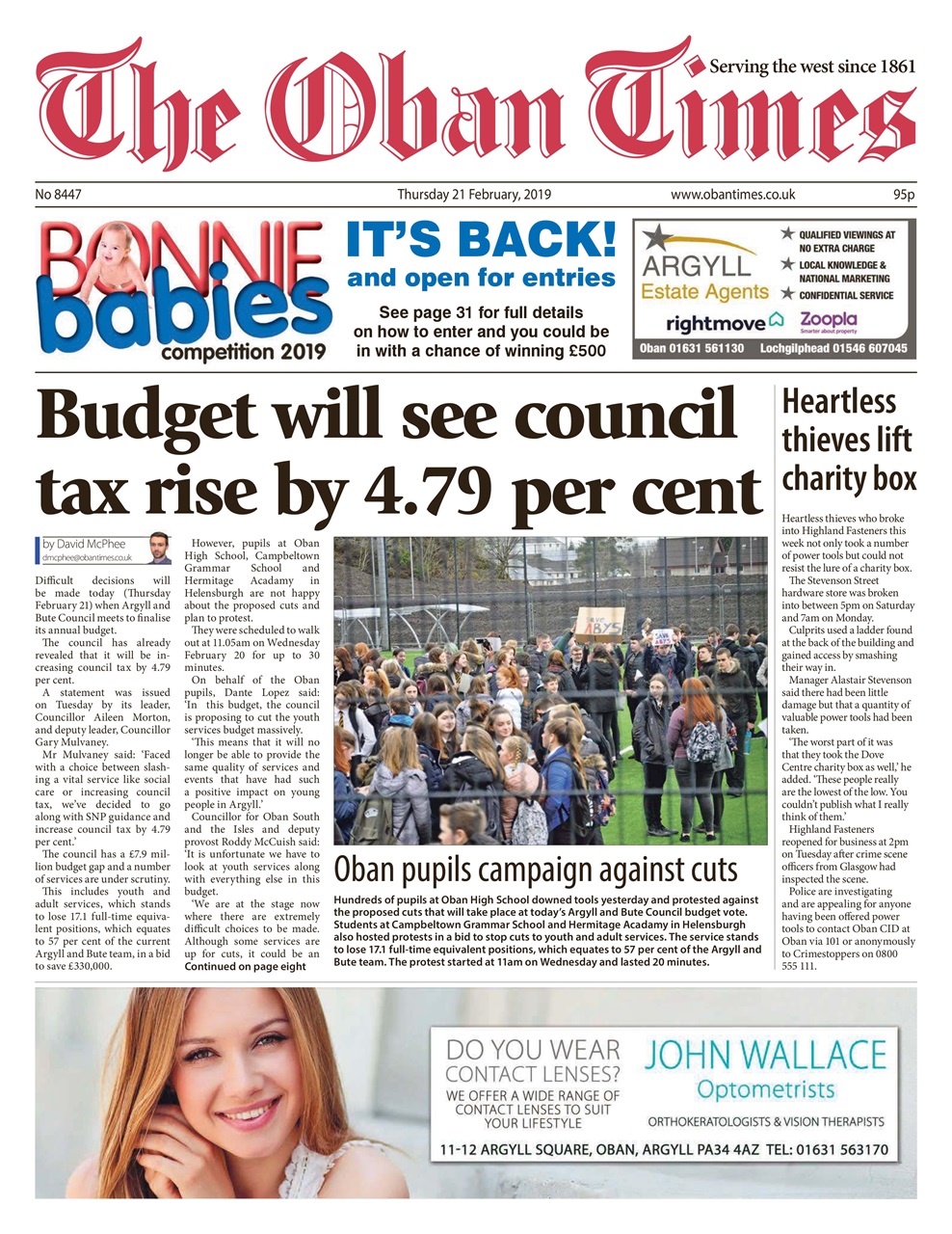 The Oban Times & Lochaber Times Preview Pages