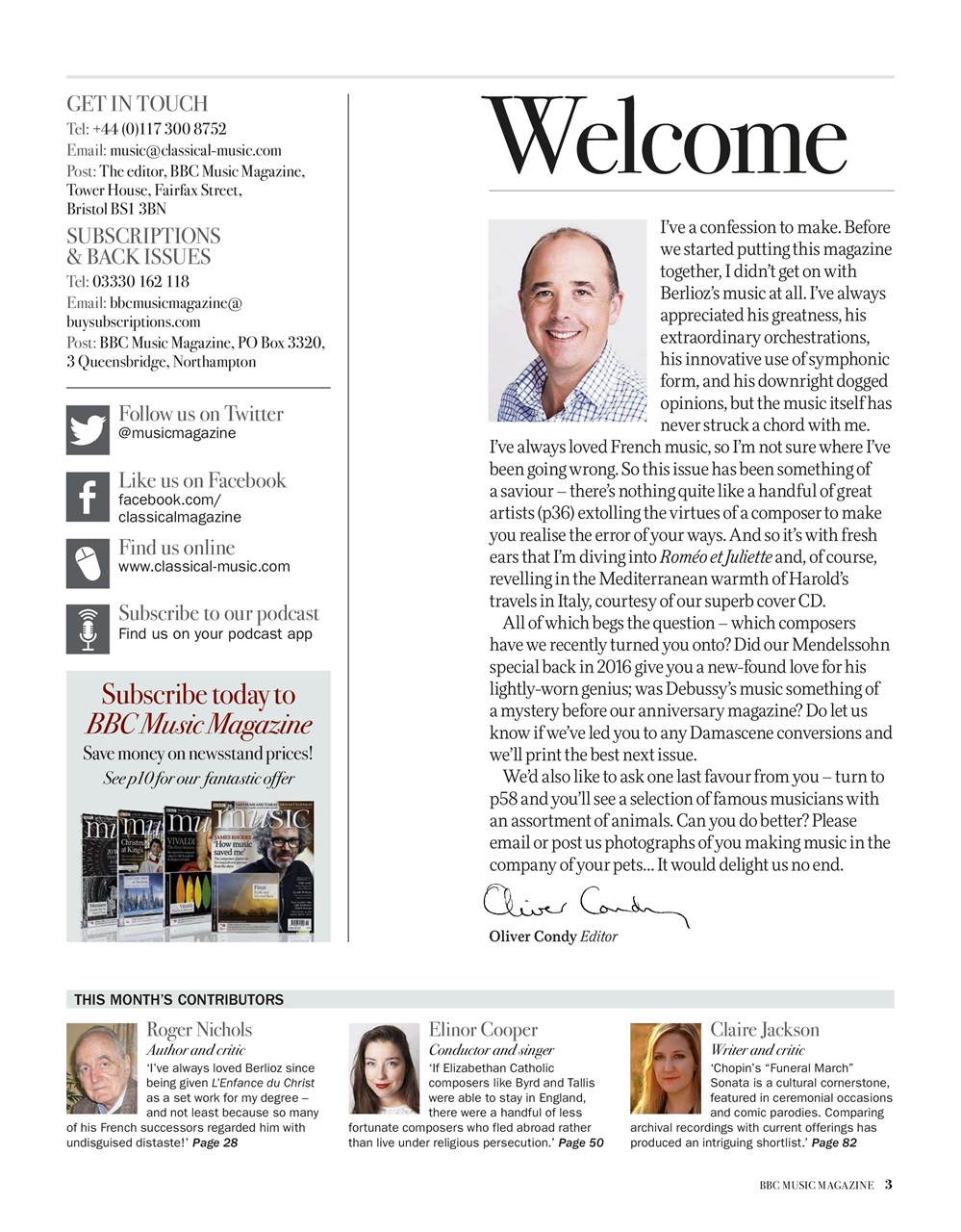 BBC Music Magazine Preview Pages