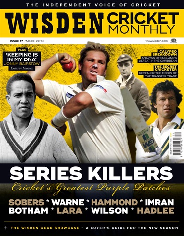 Wisden Cricket Monthly issue March 2019