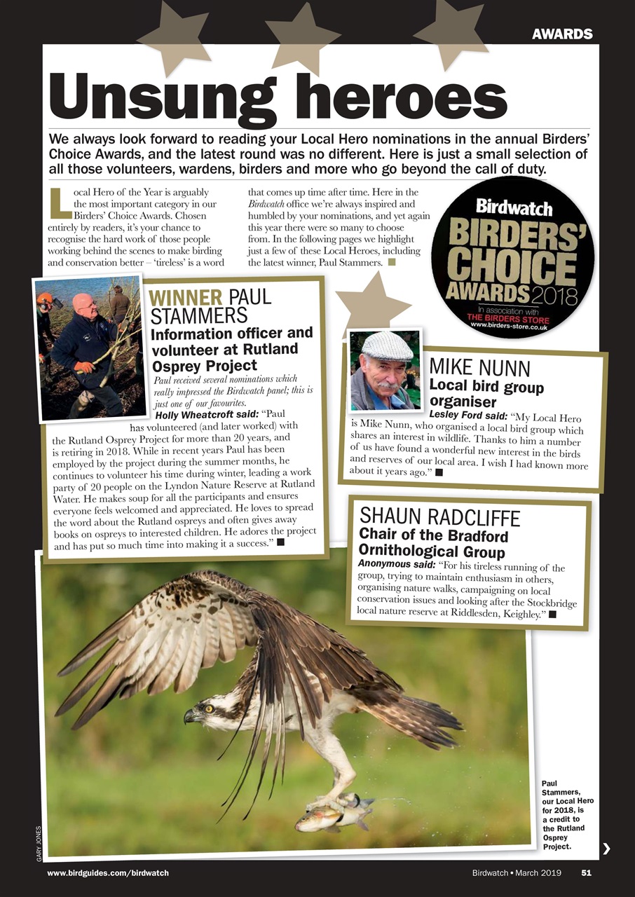 Birdwatch Magazine Preview Pages