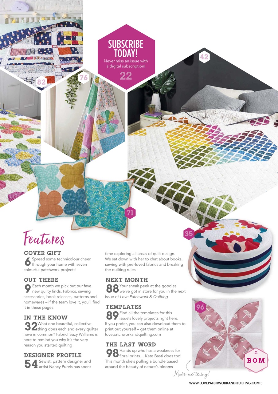 Love Patchwork & Quilting Preview Pages