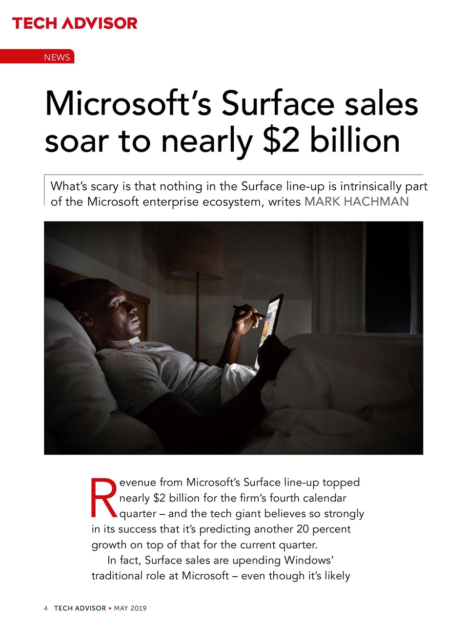 Tech Advisor Preview Pages