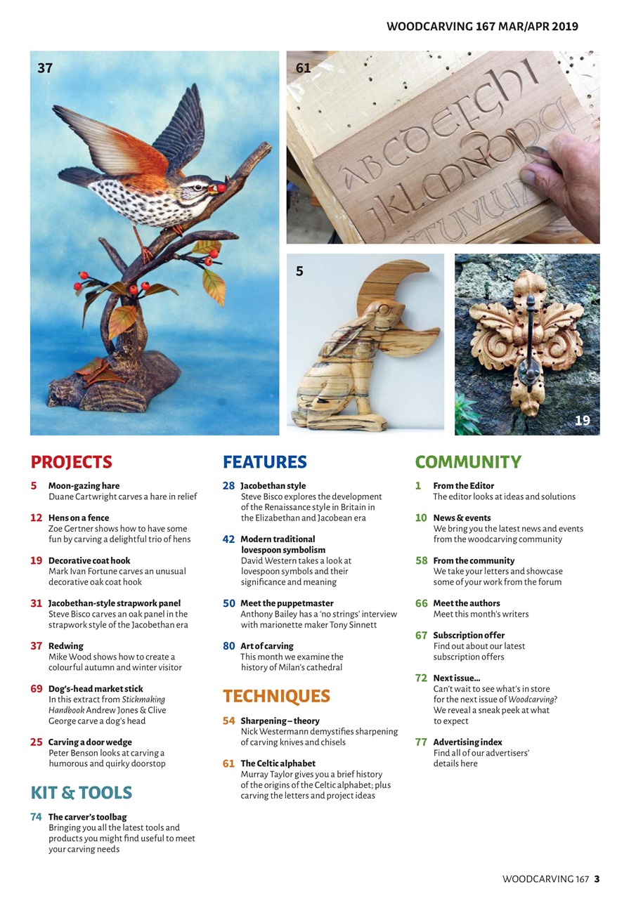 Woodcarving Preview Pages