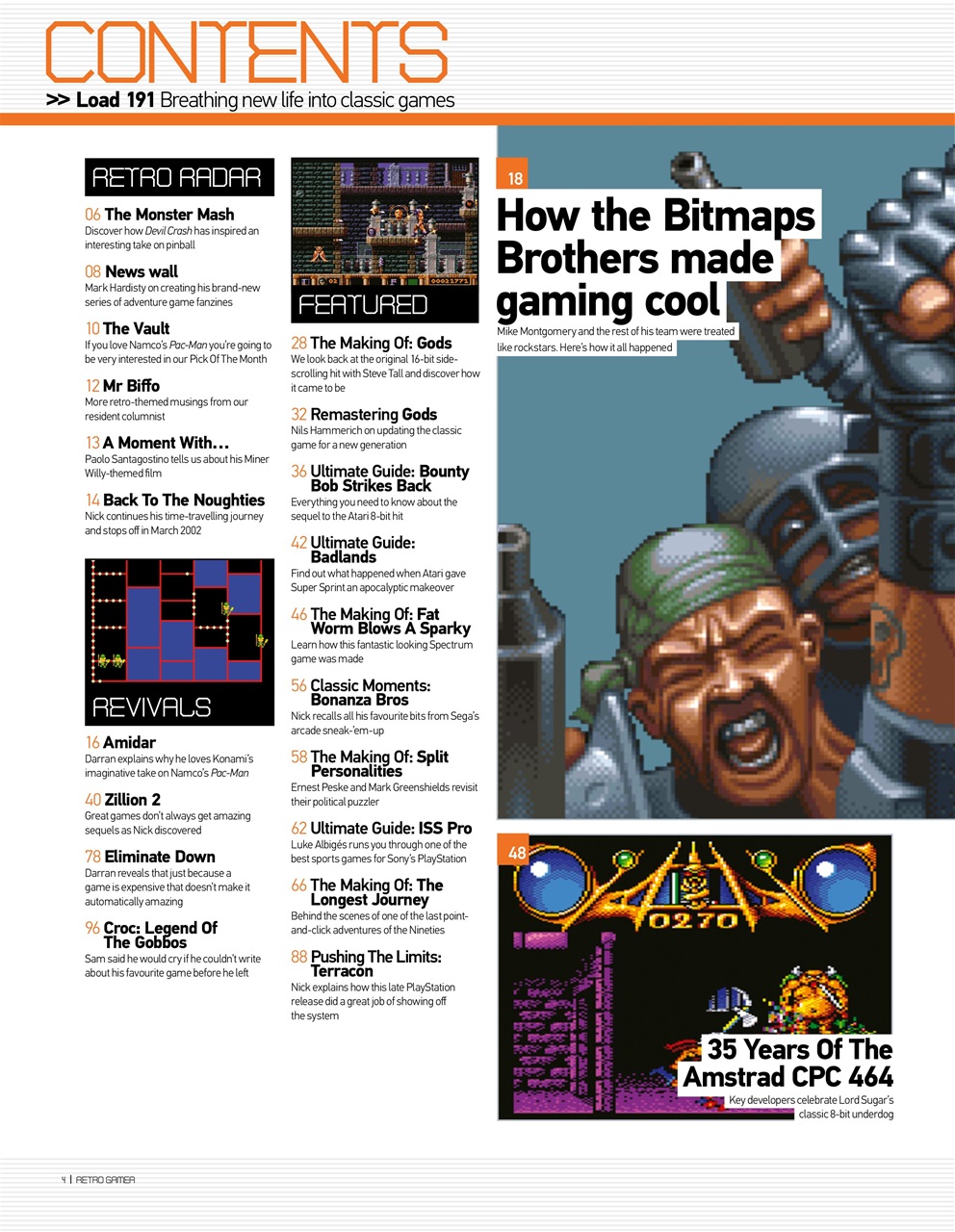 Retro Gamer Preview Pages