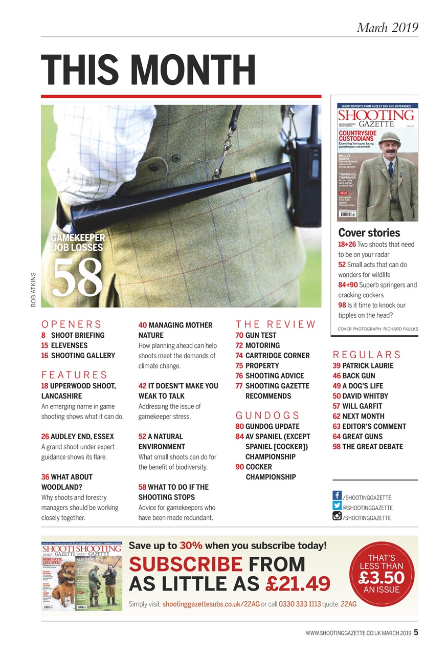 Shooting Gazette Preview Pages