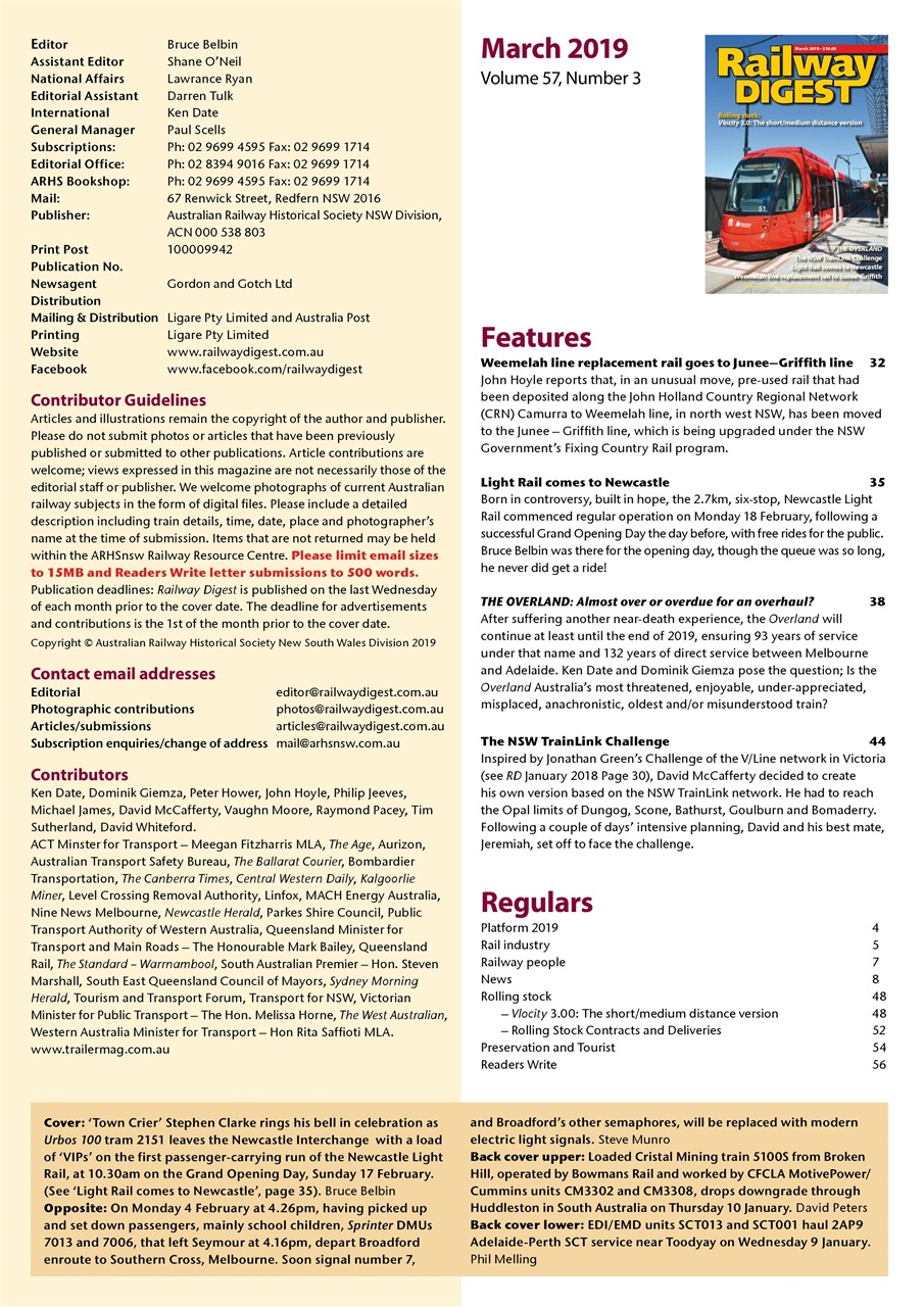 Railway Digest Preview Pages