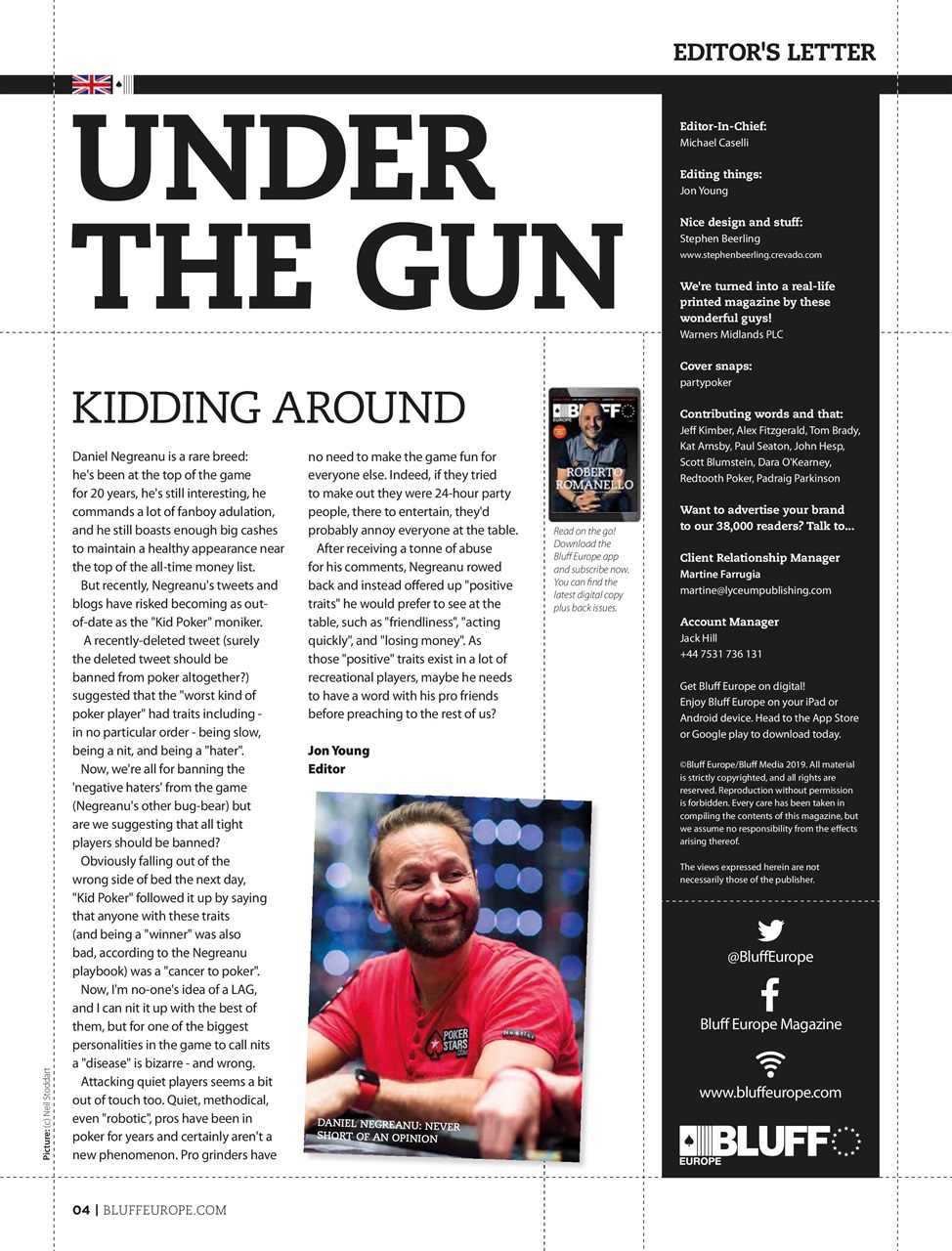 Bluff Europe Preview Pages